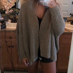 Free people over sized cardigan